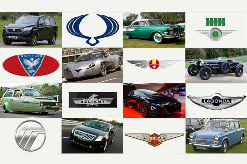 Car logos with wings